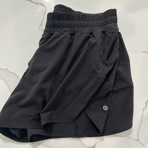 Black Lululemon size 16 - 4 inch shorts